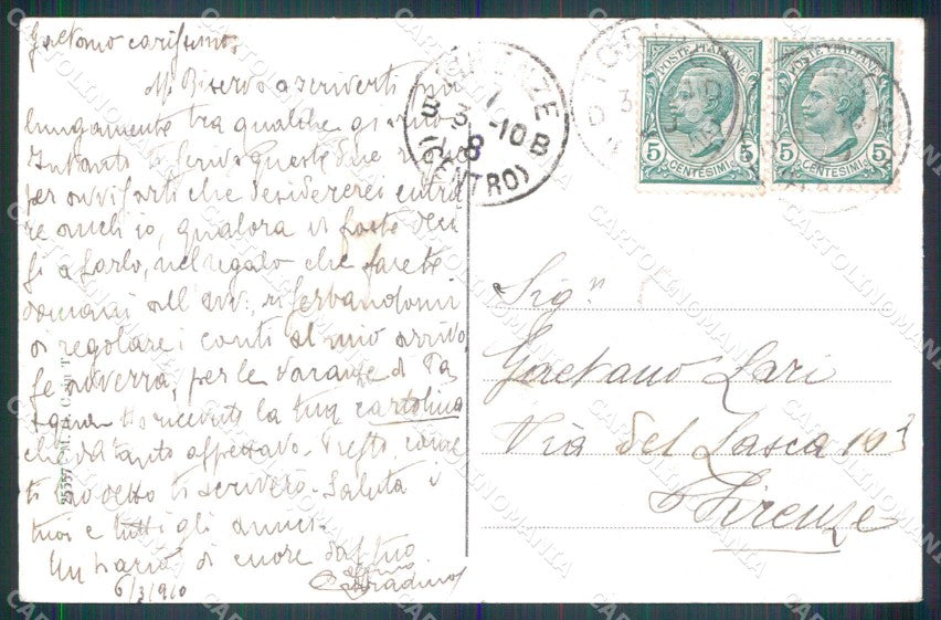 Torino Città Corso Re Umberto cartolina MZ8364 – retro