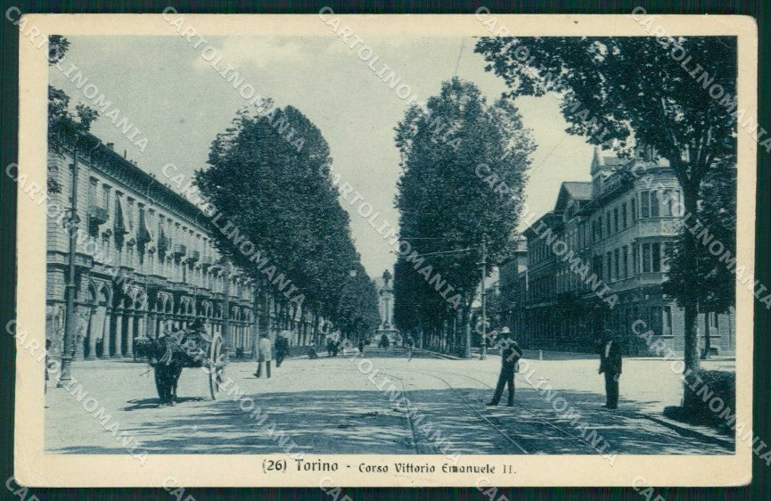 Torino Città Corso Vittorio Emanuele II cartolina MZ8369 – fronte