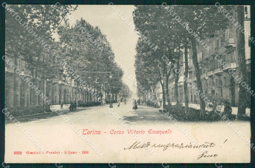 Torino Città Corso Vittorio Emanuele II cartolina MZ8370 – fronte
