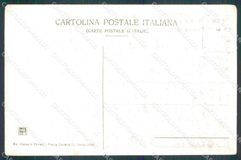 Torino Città Saluti da Corso Vittorio Emanuele II Tram cartolina MZ8374 – retro