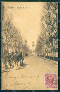 Torino Città Corso Vittorio Emanuele II Militari cartolina MZ8382 – fronte