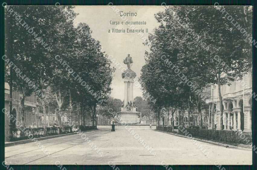 Torino Città Corso Monumento Vittorio Emanuele II Modiano 10417 cartolina MZ8385 – fronte
