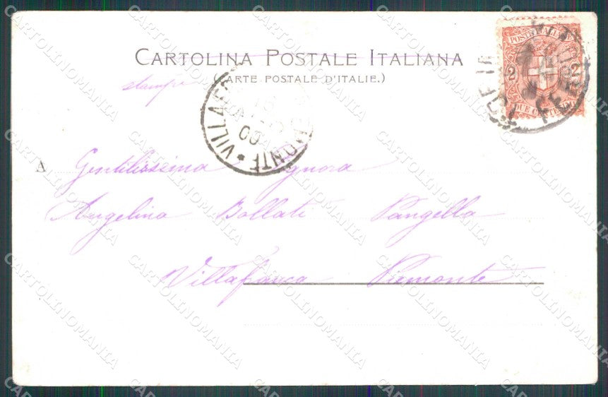 Torino Città Monumento Vittorio Emanuele II Stengel 11637 cartolina MZ8392 – retro