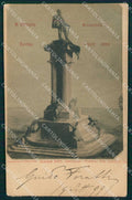 Torino Città Monumento Vittorio Emanuele II PIEGHINA cartolina MZ8401 – fronte