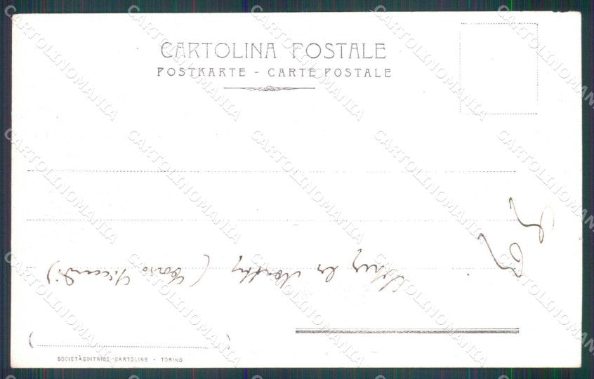 Torino Città Corso Siccardi Monumento Vittorio Emanuele II cartolina MZ8405 – retro