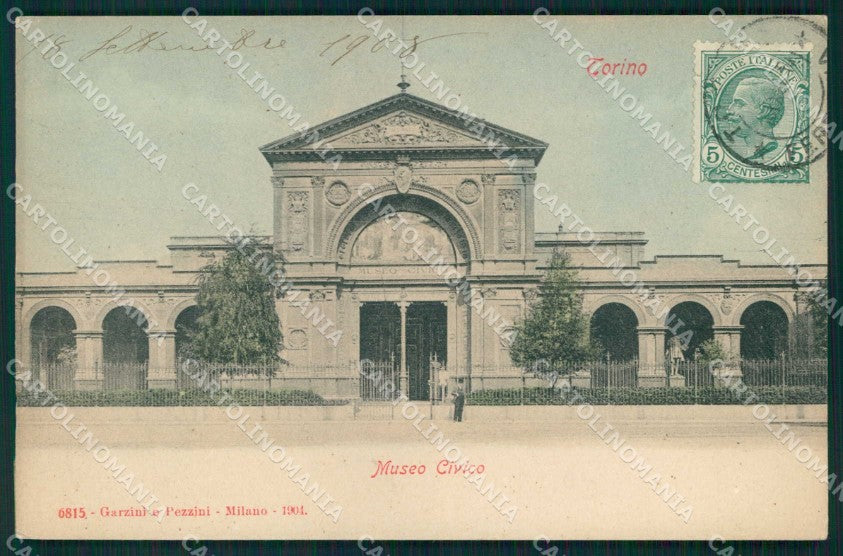Torino Città Museo Civico cartolina MZ8410 – fronte