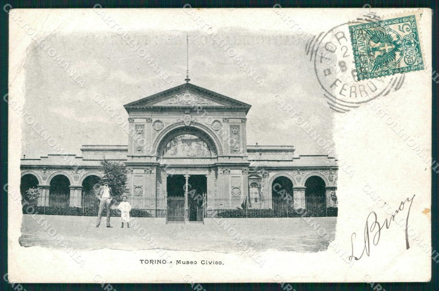 Torino Città Museo Civico PIEGHINA cartolina MZ8411 – fronte