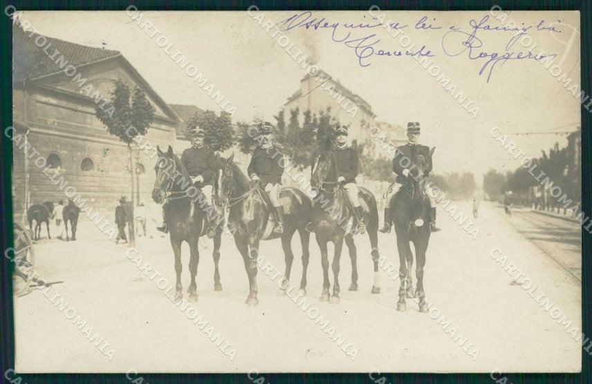 Torino Città Corso Vittorio Emanuele Militari Fanteria ? Foto cartolina MZ8439 – fronte