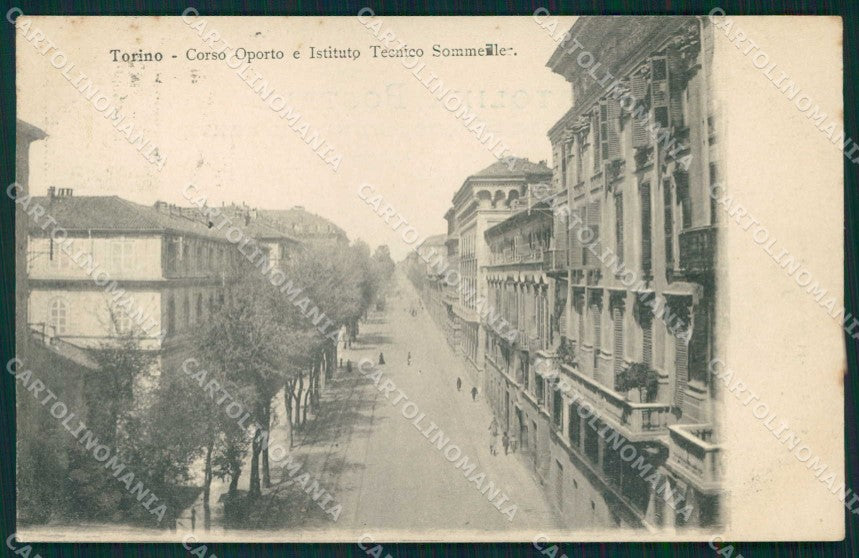 Torino Città Corso Oporto Istituto Tecnico Sommeiller cartolina MZ8441 – fronte