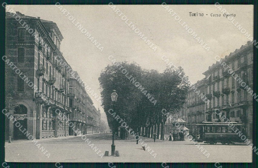 Torino Città Corso Oporto Tram Brunner 4761 cartolina MZ8447 – fronte