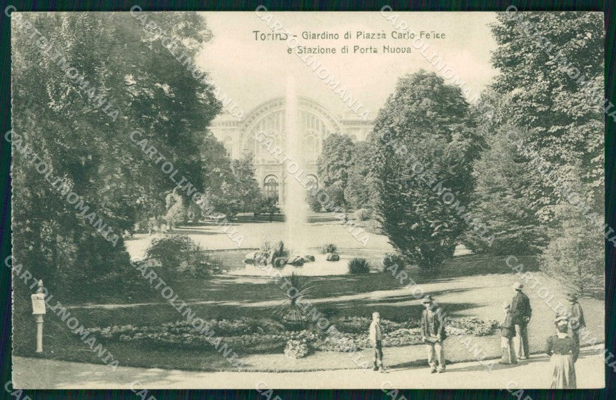 Torino Città Stazione Porta Nuova Giardini Modiano cartolina MZ8463 – fronte