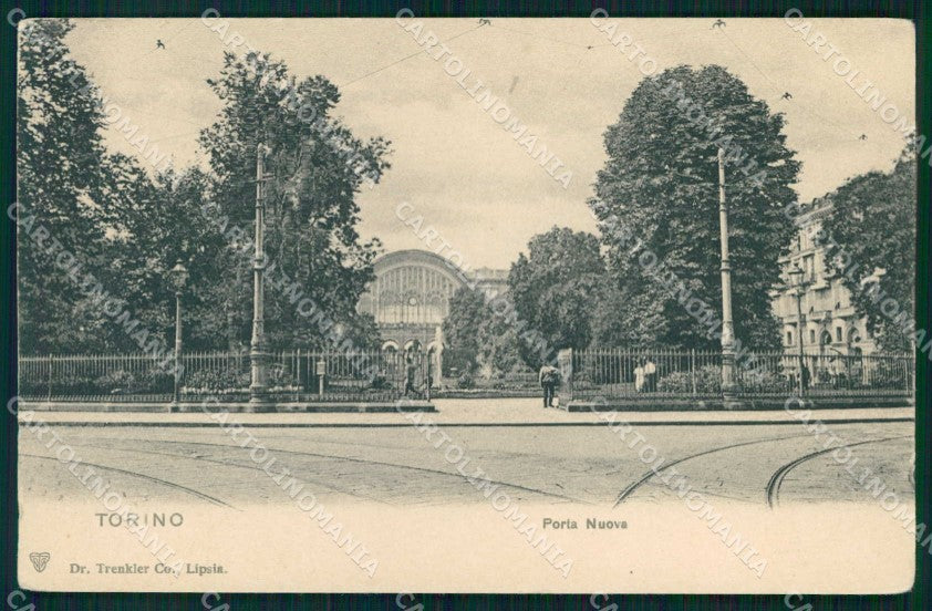 Torino Città Stazione Porta Nuova Trenkler cartolina MZ8468 – fronte