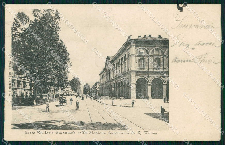 Torino Città Corso Vittorio Emanuele Stazione Porta Nuova cartolina MZ8476 – fronte