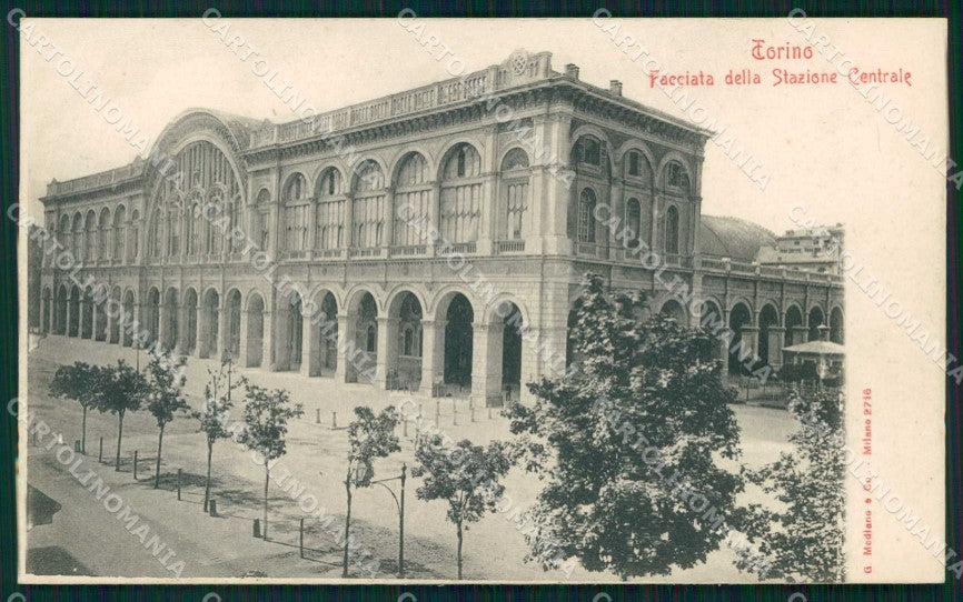 Torino Città Facciata Stazione Centrale Modiano 2716 cartolina MZ8478 – fronte