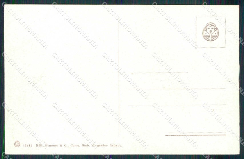 Torino Città Piazza Carlo Felice Tram Brunner 12421 cartolina MZ8485 – retro