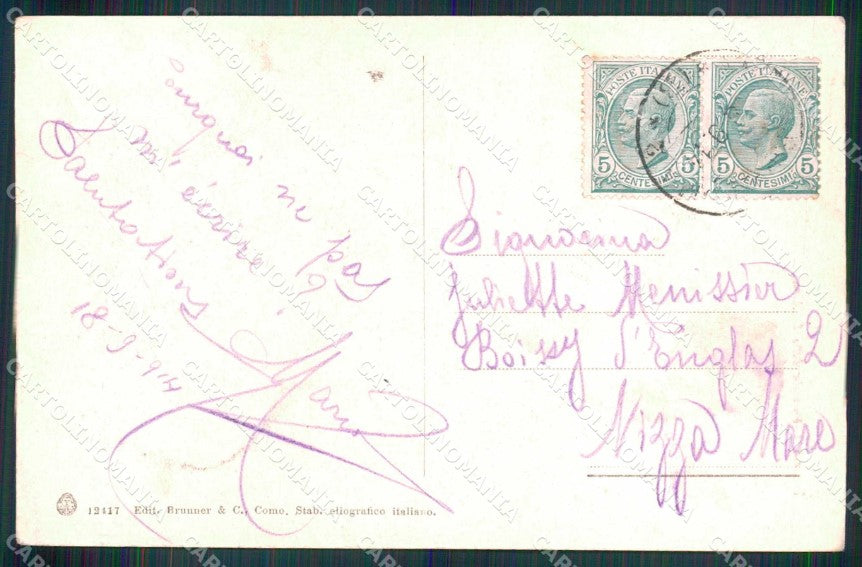 Torino Città Piazzale Stazione Brunner 12417 cartolina MZ8486 – retro