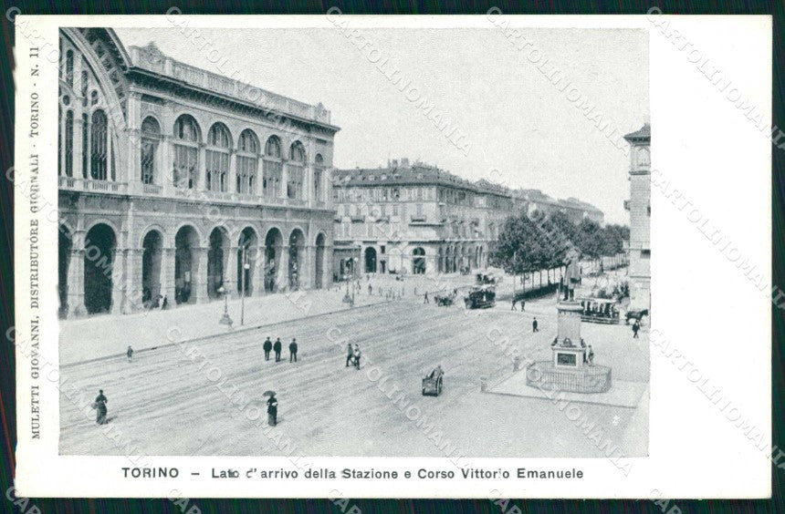 Torino Città Lato Arrivo Stazione cartolina MZ8488 – fronte