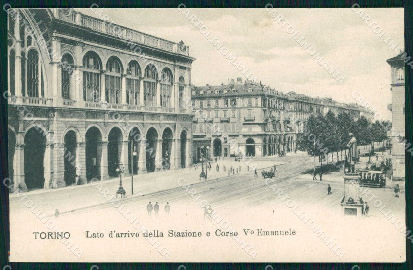 Torino Città Lato Arrivo Stazione cartolina MZ8489 – fronte