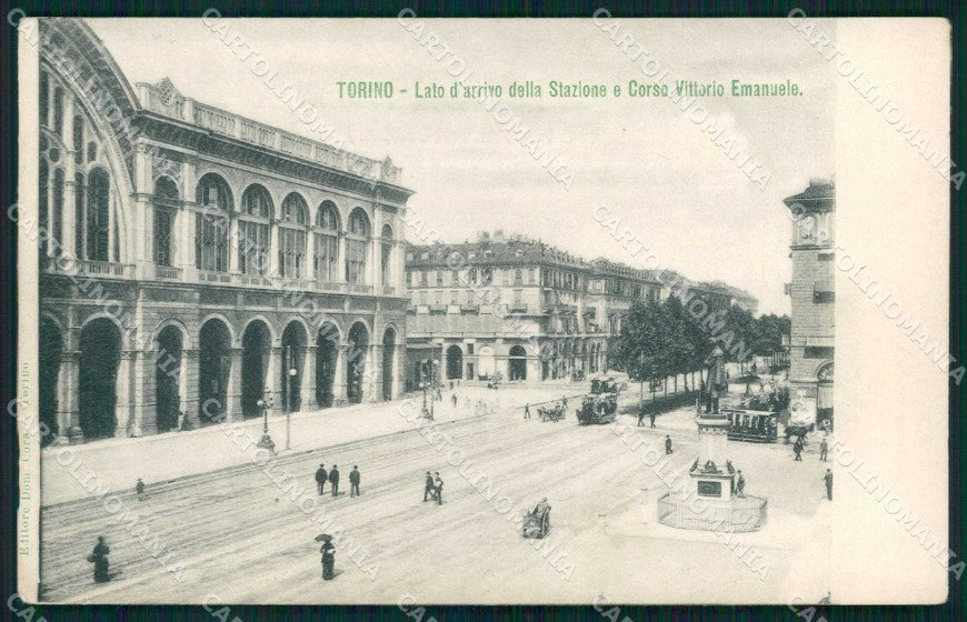 Torino Città Lato Arrivo Stazione cartolina MZ8490 – fronte