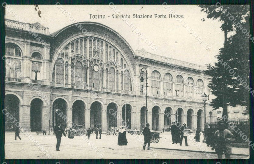Torino Città Facciata Stazione Porta Nuova cartolina MZ8494 – fronte
