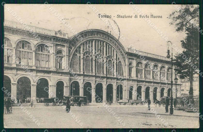 Torino Città Facciata Stazione Porta Nuova ABRASA cartolina MZ8495 – fronte
