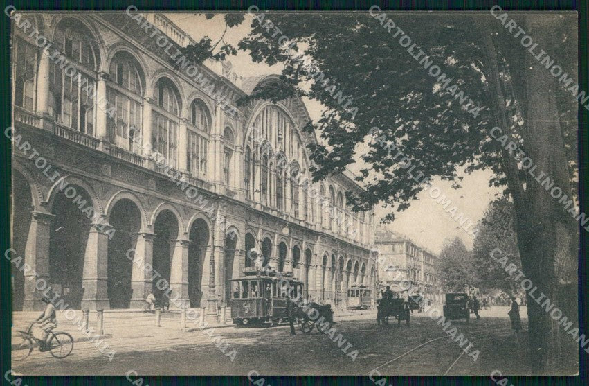 Torino Città Stazione Porta Nuova Tram cartolina MZ8498 – fronte
