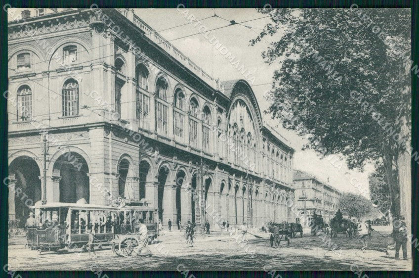 Torino Città Stazione Porta Nuova Tramway cartolina MZ8503 – fronte