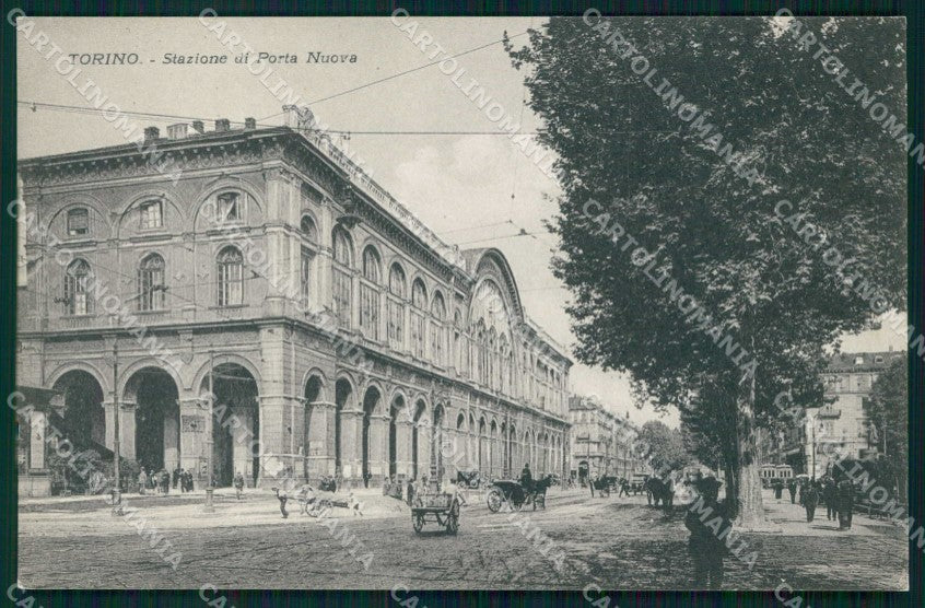 Torino Città Stazione Porta Nuova Tram cartolina MZ8512 – fronte