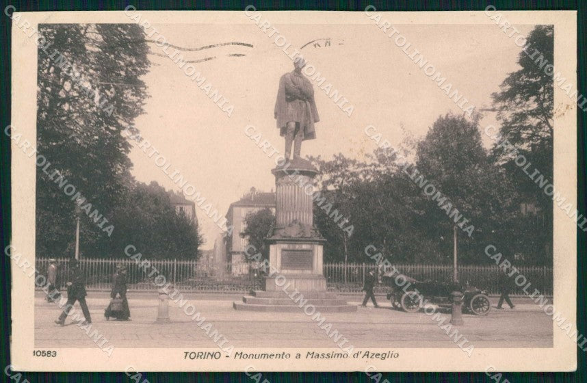 Torino Città Monumento Massimo D'Azeglio cartolina MZ8561 – fronte