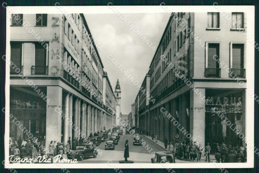 Torino Città Via Roma Foto cartolina MZ8577 – fronte