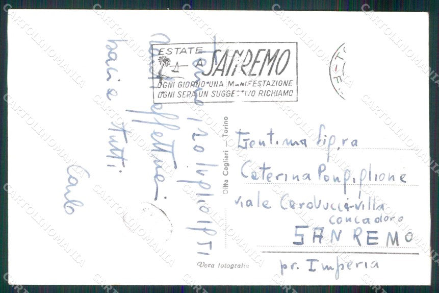 Torino Città Via Roma Foto cartolina MZ8577 – retro