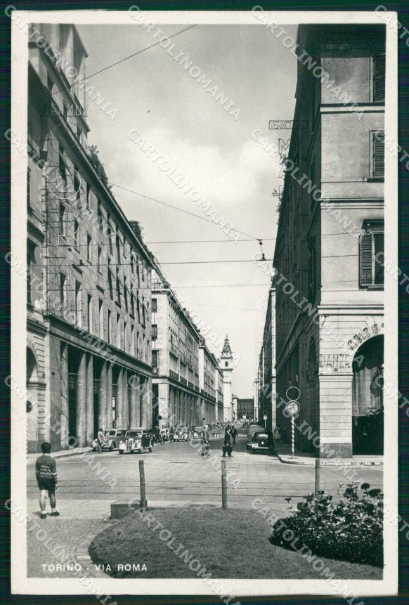 Torino Città Via Roma Foto cartolina MZ8582 – fronte