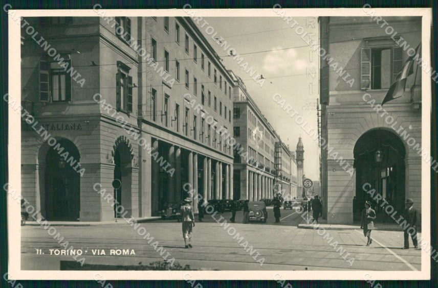 Torino Città Via Roma Foto cartolina MZ8583 – fronte
