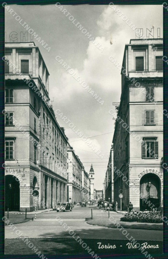 Torino Città Via Roma Foto cartolina MZ8586 – fronte