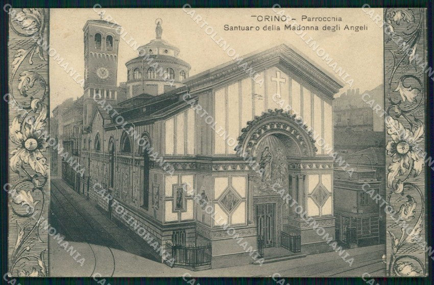 Torino Città Parrocchia Santuario Madonna degli Angeli cartolina MZ8593 – fronte