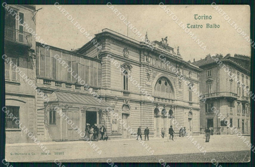 Torino Città Teatro Balbo Modiano 10107 PIEGHINA cartolina MZ8605 – fronte