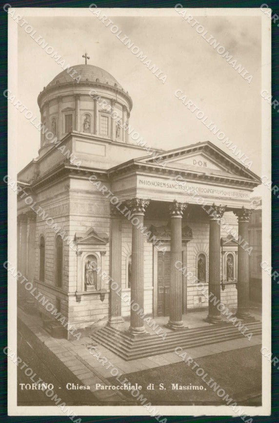 Torino Città Chiesa Parrocchiale San Massimo Foto cartolina MZ8613 – fronte