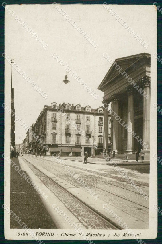 Torino Città Chiesa San Massimo Via Mazzini Foto cartolina MZ8614 – fronte