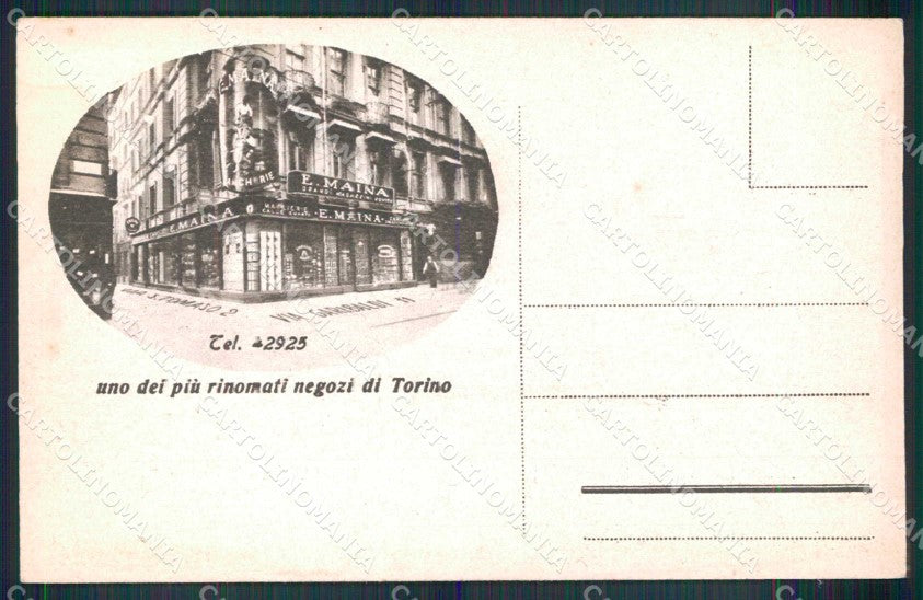 Torino Città Veduta Po Dal Ponte Umberto I Barche cartolina MZ8621 – retro