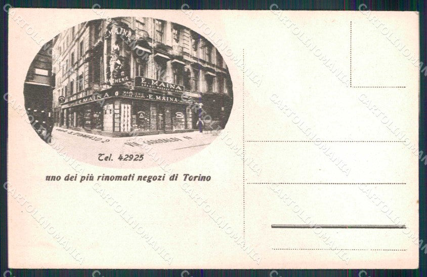 Torino Città Ponte Umberto I Tram Corso Vittorio Emanuele II cartolina MZ8623 – retro