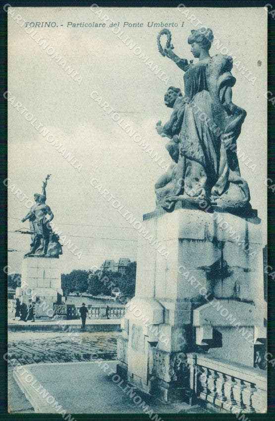 Torino Città Particolare Ponte Umberto I cartolina MZ8629 – fronte