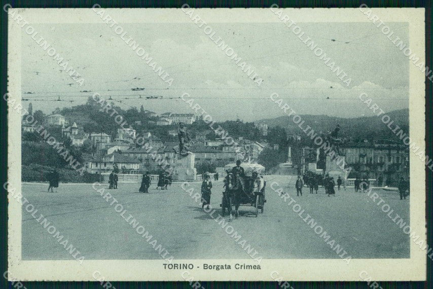Torino Città Borgata Crimea cartolina MZ8639 – fronte