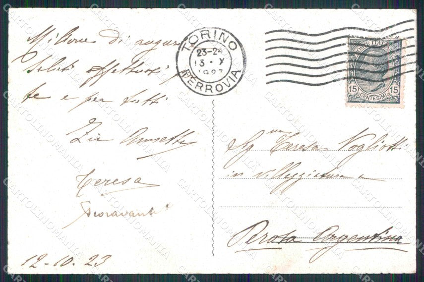 Torino Città Borgata Crimea cartolina MZ8639 – retro