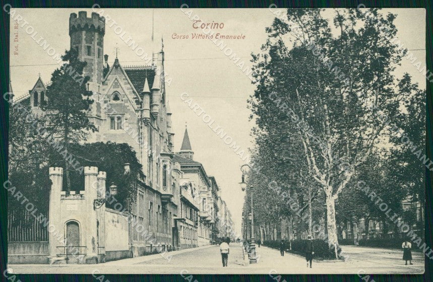 Torino Città Corso Vittorio Emanuele II cartolina MZ8658 – fronte