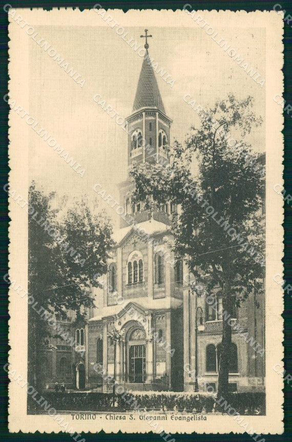 Torino Città Chiesa San Giovanni Evangelista cartolina MZ8676 – fronte