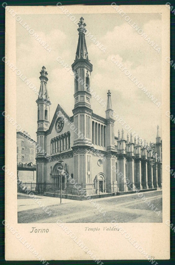 Torino Città Tempio Valdese cartolina MZ8681 – fronte