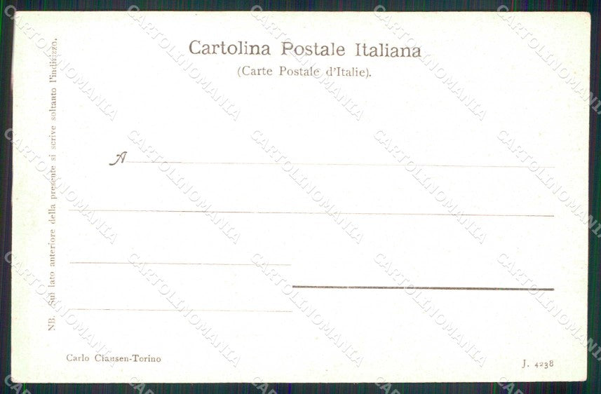 Torino Città Tempio Valdese cartolina MZ8681 – retro