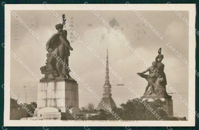 Torino Città Ponte Umberto I Dettaglio Foto cartolina MZ8699 – fronte