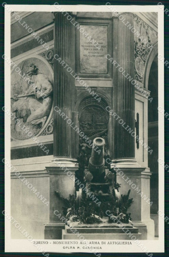 Torino Città Monumento Arma Artiglieria Gruppo Pesante Foto cartolina MZ8704 – fronte