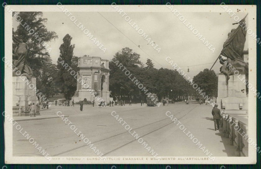 Torino Città Monumento Artigliere Foto cartolina MZ8708 – fronte